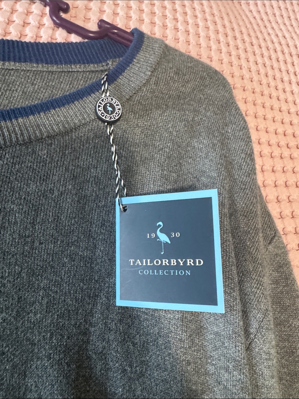 Men NWT FINE KNIT CREW NECK top - Picture 3 of 8